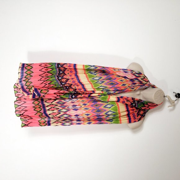 3/$25 Aztec Geometric Colorful Scarf Wrap Shawl Cover Up - Picture 5 of 6